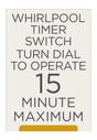 City Express Whirlpool Informational - Timer 15 Minute Maximum