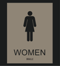 Country Inn & Suites Restroom Identification - Women (Witching Hour)