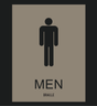 Country Inn & Suites Restroom Identification - Men (Witching Hour)