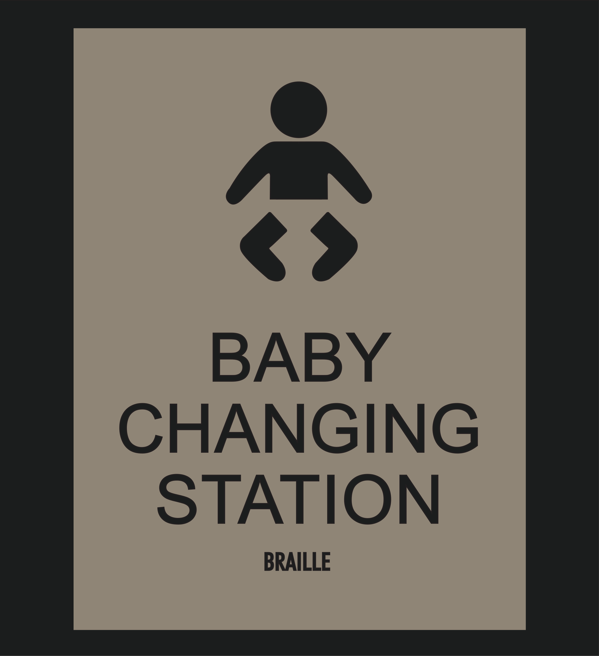 Country Inn & Suites Restroom Identification - Baby Changing Station (Witching Hour)