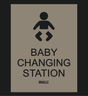 Country Inn & Suites Restroom Identification - Baby Changing Station (Witching Hour)