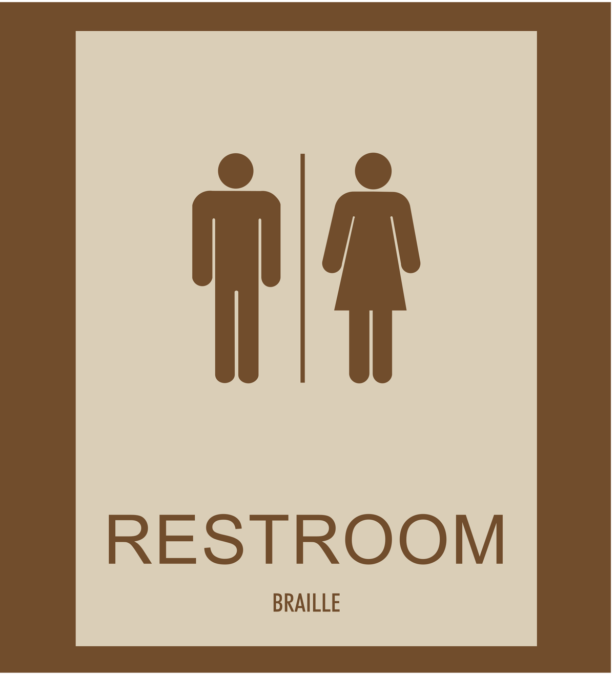 Country Inn & Suites Restroom Identification - Restroom (Woodhaven)