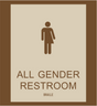 Country Inn & Suites Restroom Identification - All Gender Restroom (Woodhaven)