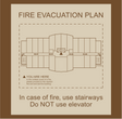 Country Inn & Suites Fire Evacuation Plan - Use Stairways (Woodhaven)