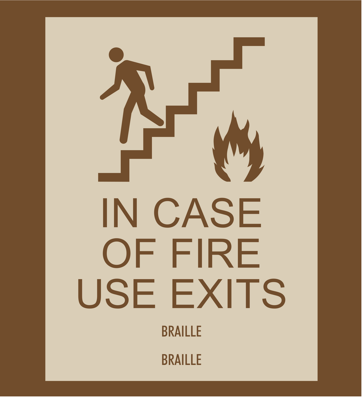 Country Inn & Suites Stairwell Identification - In Case of Fire Use Exits (Woodhaven)