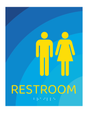Days Inn Restroom Identification - Restroom (Blue Rectangle)