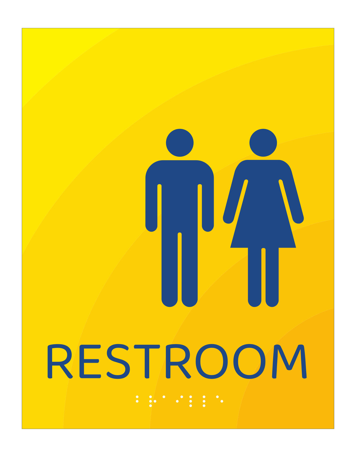 Days Inn Restroom Identification - Restroom (Yellow Rectangle)