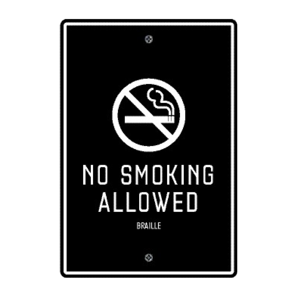Moxy Informational - No Smoking - Smoking Symbol Only (Black)