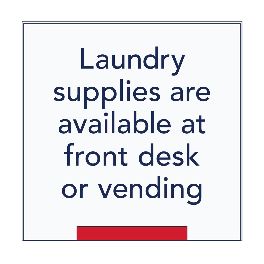 AmericInn Informational - Laundry Supplies Location