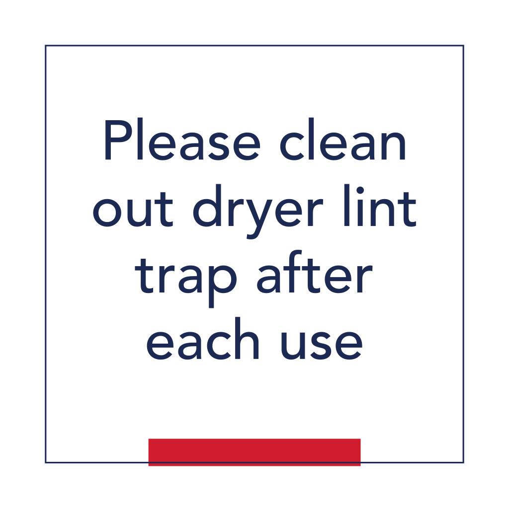 AmericInn Informational - Dryer Lint Trap