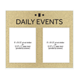 Marriott Daily Events (Gold Face)