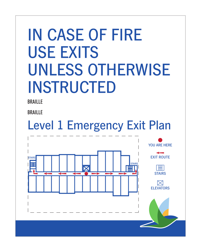 Uptown Suites - Fire Evacuation Plan - Exit