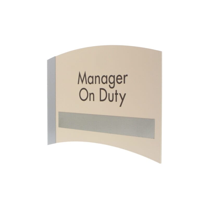 Manager on Duty Informational Sign - Identity Group